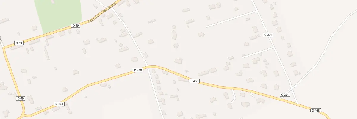 Plan du 589 Rue de la Pierre Blanche à Gueutteville-les-Grès