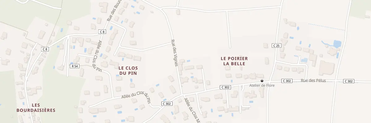 Plan du 25 Rue des Vignes à Rochecorbon