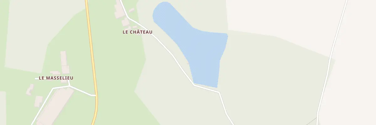 Plan du 5000A Le Chateau à Chéronnac