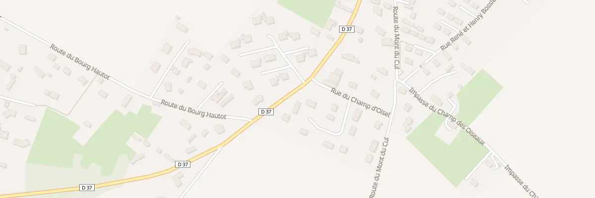 Plan du 2 Imp du Champ d’Oisel à Touffreville-la-Corbeline