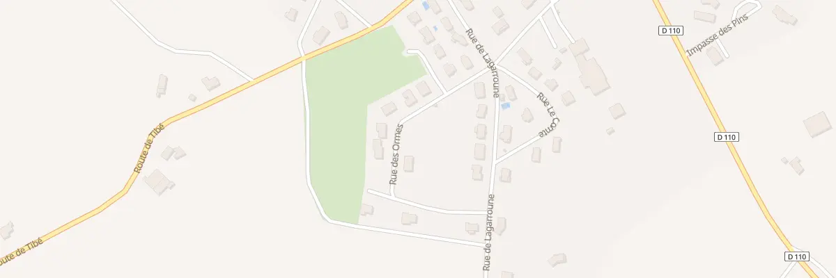 Plan du 5 Rue des Ormes à Laroque-Timbaut