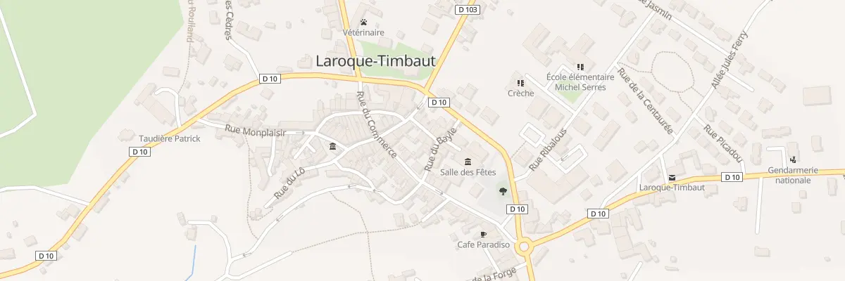 Plan du 4 Rue du 19 Mars 1962 à Laroque-Timbaut