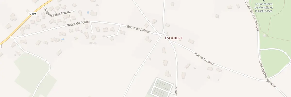 Plan du 34 Rte du Poirier à Chassenon