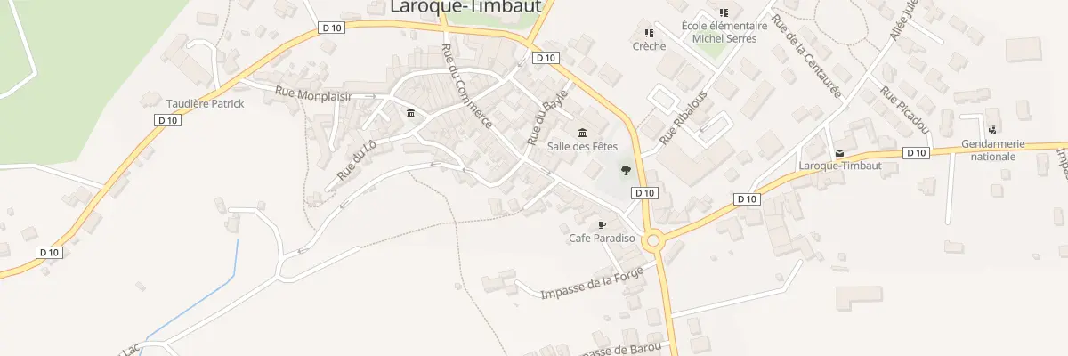 Plan du 3 Rue du Commerce à Laroque-Timbaut