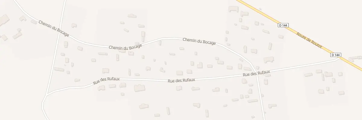 Plan du 424 Rue des Rufaux à Bouquetot