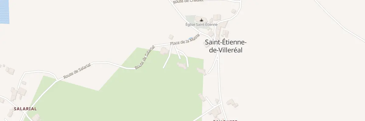 Plan du 77 Pl de la Mairie à Saint-Étienne-de-Villeréal