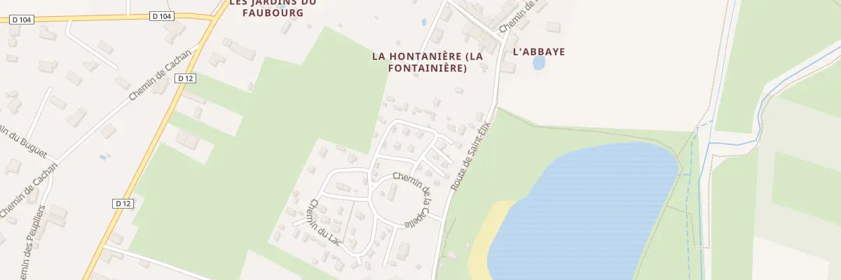 Plan du 22 Chem de la Capelle à Saramon