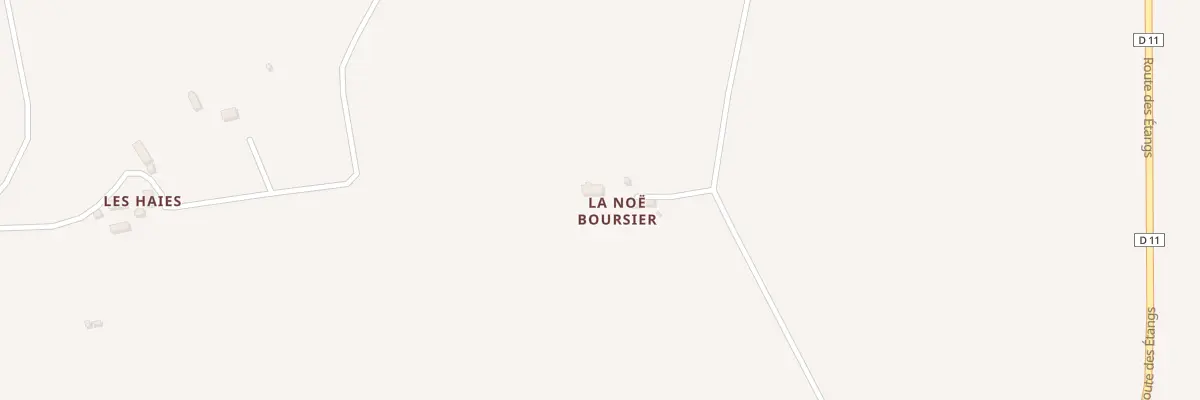 Plan du 159A La Noe Boursier à Verrières