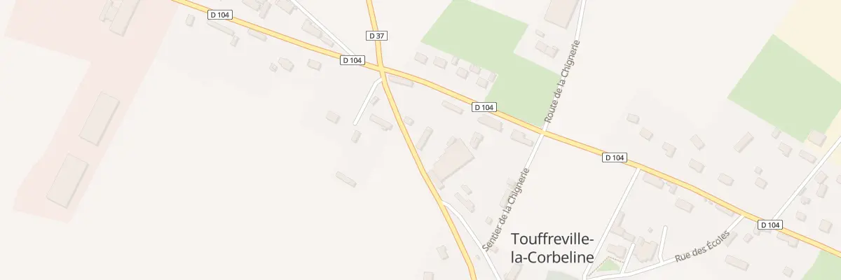 Plan du 101 Rte de Rançon à Touffreville-la-Corbeline