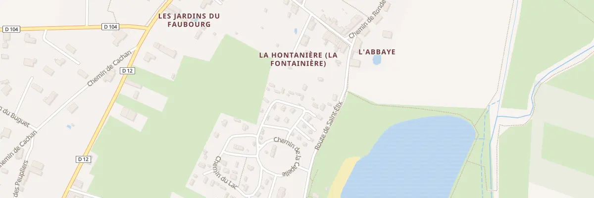 Plan du 7 Chem de la Capelle à Saramon