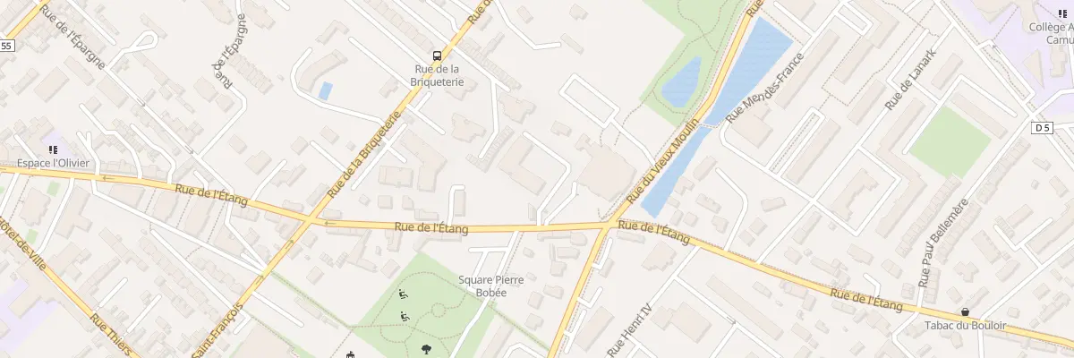 Plan du 45 Rue de l’Etang à Yvetot