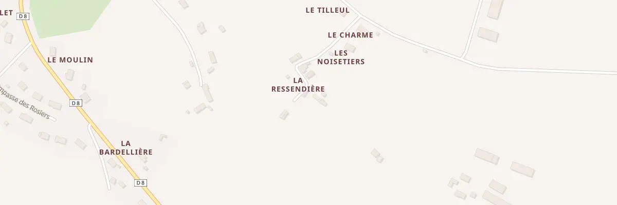 Plan du 70 La Ressendière à Bonneveau