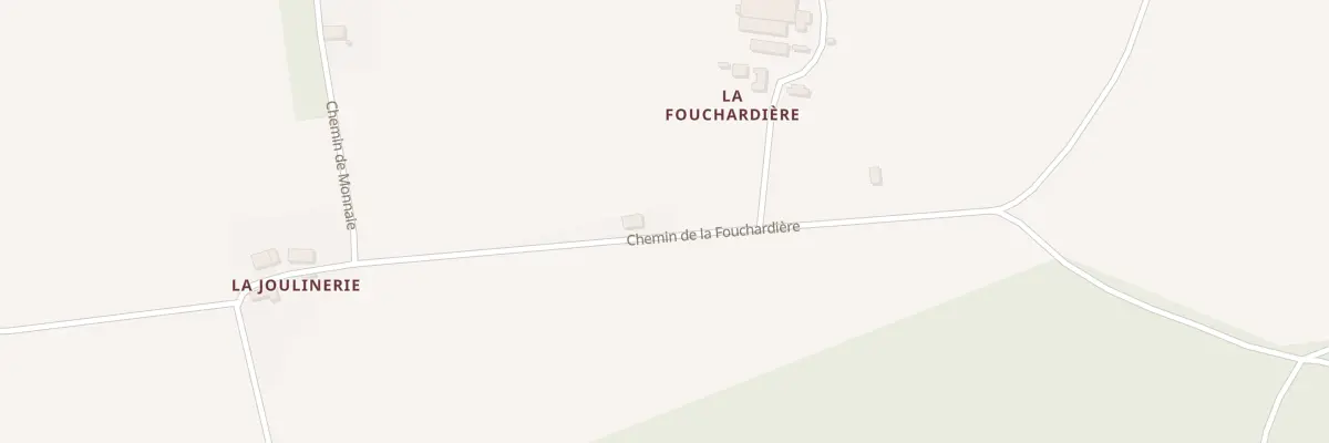 Plan du 74 Les Fougeres à La Ferrière