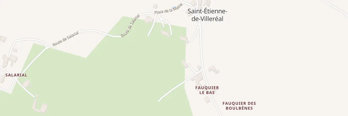 Plan du 172 Rte de la Pagésie à Saint-Étienne-de-Villeréal
