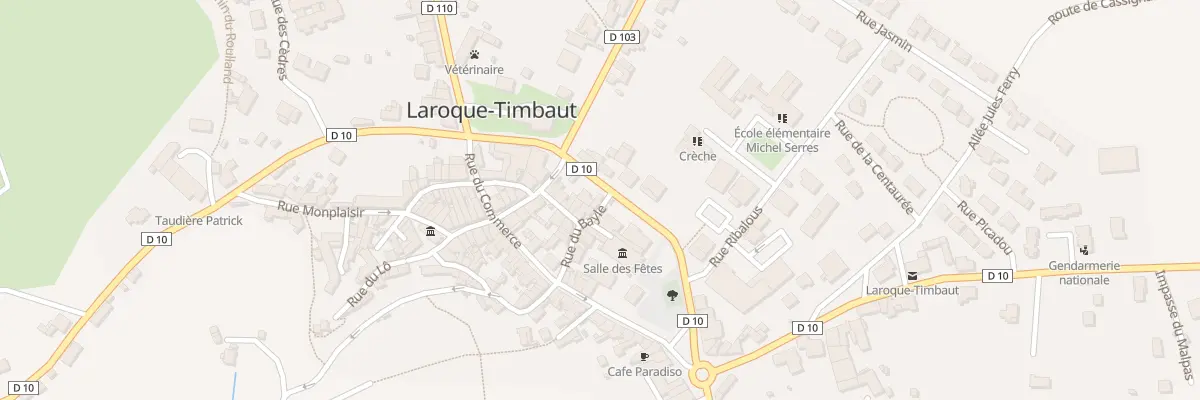 Plan du 5 Rue du Bayle à Laroque-Timbaut