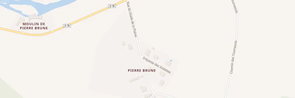 Plan du 9001 Pierre Brune Nord à La Chapelle-Faucher