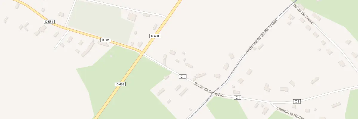 Plan du 95 Rte de St Eloi à Malleville-sur-le-Bec