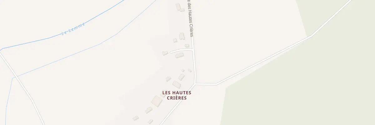 Plan du 11 Rue des Hautes Crieres à Chéronvilliers