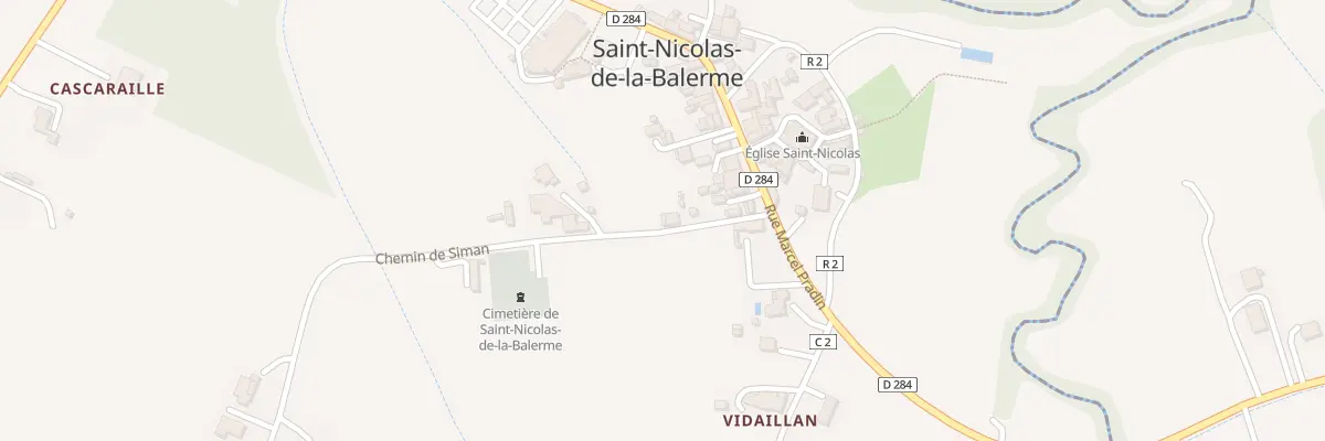 Plan du 84 Che de Siman à Saint-Nicolas-de-la-Balerme