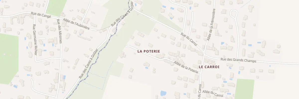 Plan du 18 All de la Poterie à Larçay