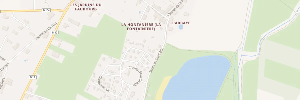 Plan du 9 La Capelle à Saramon