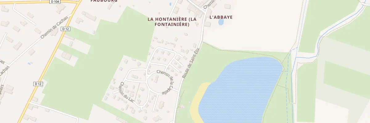 Plan du 11 La Capelle à Saramon