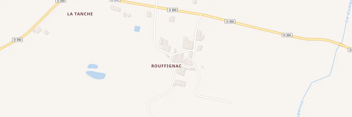 Plan du 7 Rouffignac à Saulgond