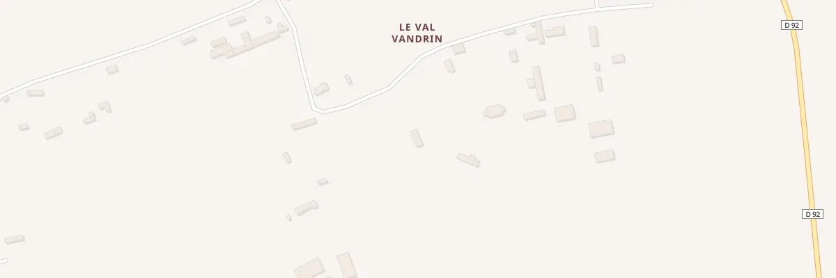 Plan du 348 Le Val Vandrin à Bonneville-Aptot