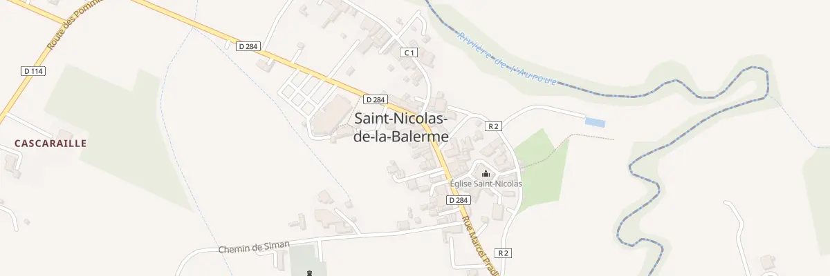 Plan du 5079 Rue Marcel Pradin à Saint-Nicolas-de-la-Balerme