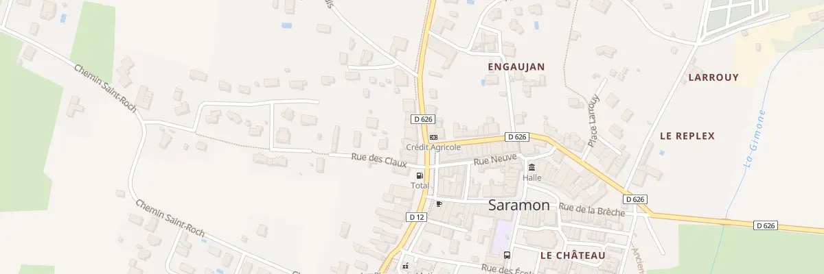Plan du 31 Bd Arnaud Denjoy à Saramon