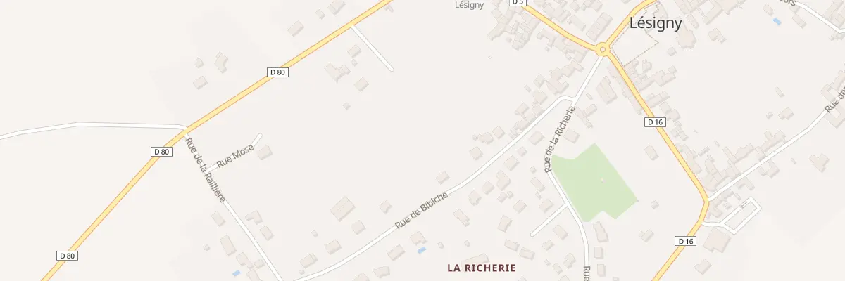 Plan du 20 Rue de Bibiche à Lésigny
