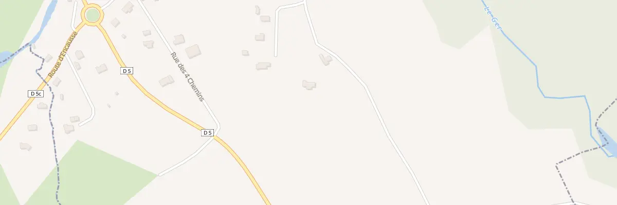 Plan du 4 Lot du Cagire à Lespiteau