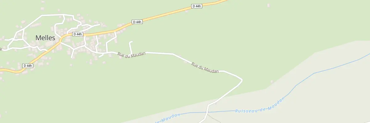 Plan du 176 Au Pont à Melles