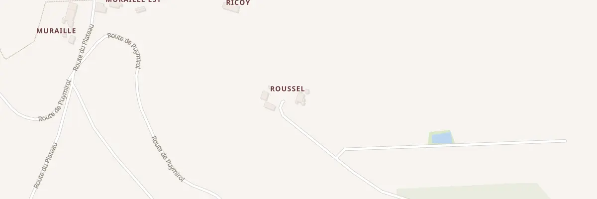 Plan du 2343 Rte de Puymirol à Saint-Caprais-de-Lerm
