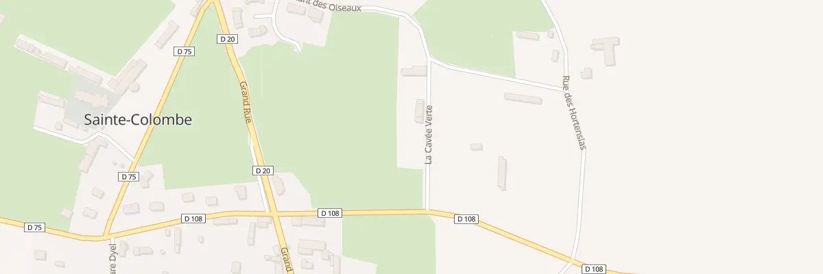Plan du 50 La Cavée Verte à Sainte-Colombe