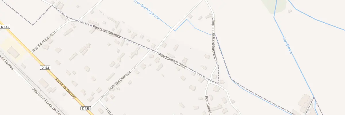 Plan du 23 Rue Saint Laurent à Beaumontel