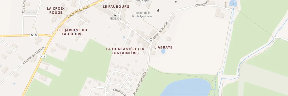 Plan du 5 Che de la Hontanière à Saramon
