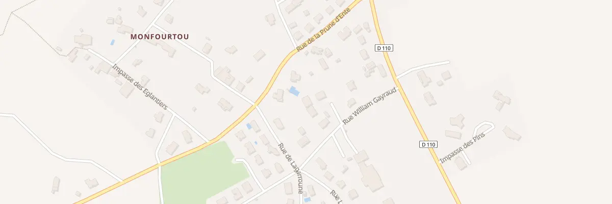 Plan de la Rue William Gayraud à Laroque-Timbaut