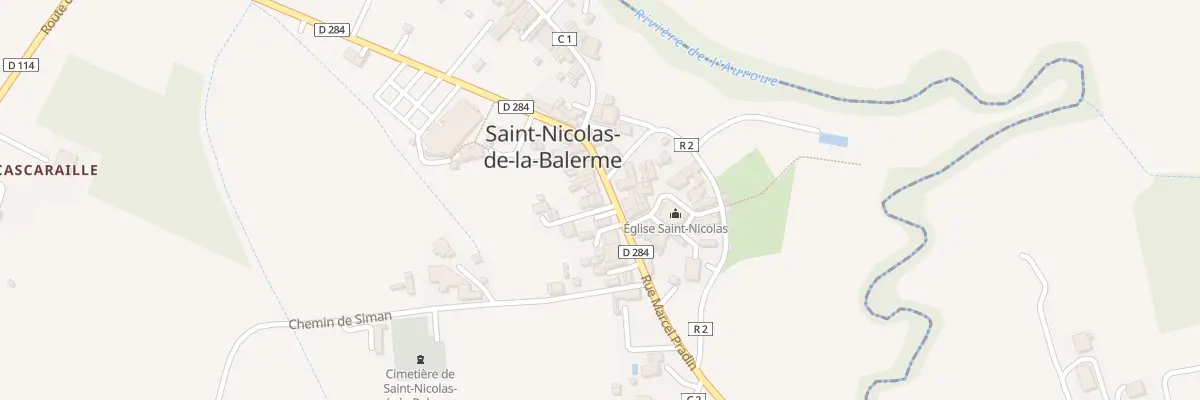 Plan du 5071 Rue Marcel Pradin à Saint-Nicolas-de-la-Balerme