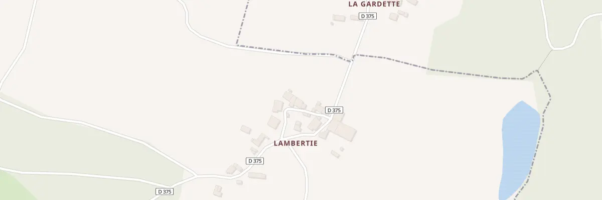 Plan du 5040 Lambertie à Videix