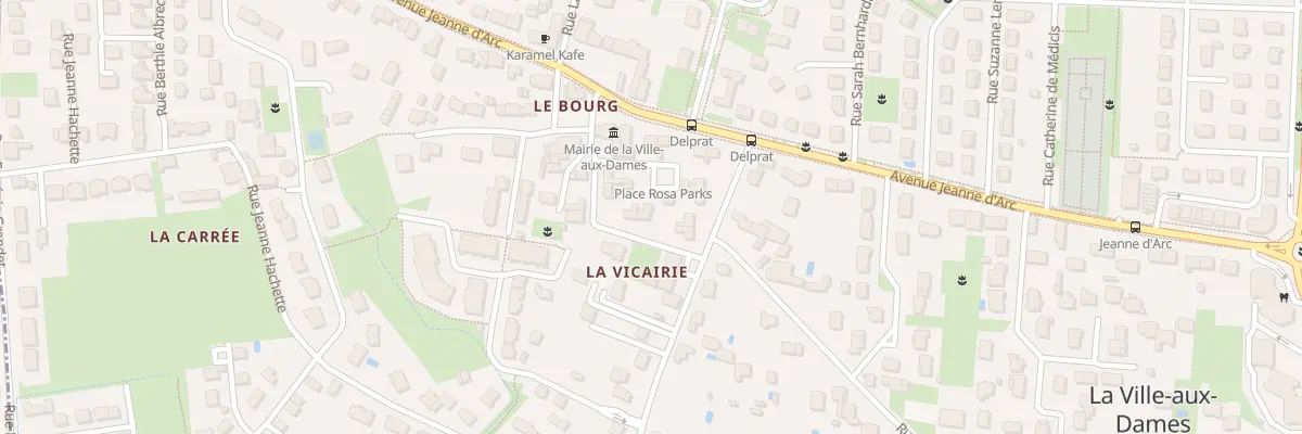 Plan du 7 Rue Bernadette Delprat à La Ville-aux-Dames