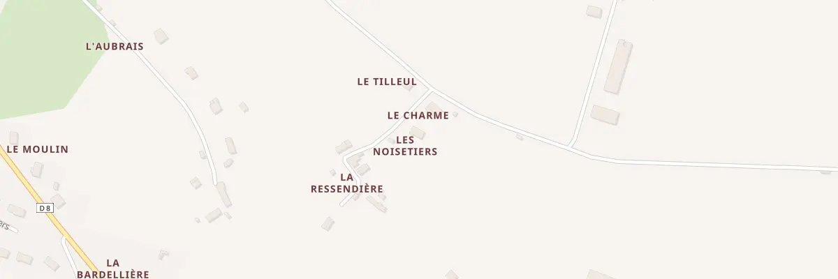 Plan du 51 La Ressendière à Bonneveau