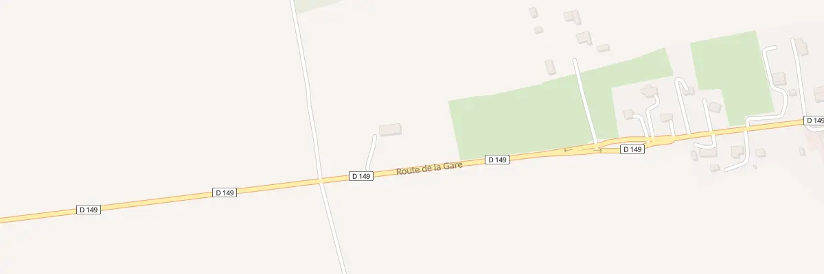 Plan du 1086 Rte de la Gare à Harcanville