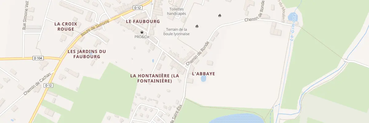 Plan du 10 Che de la Hontanière à Saramon