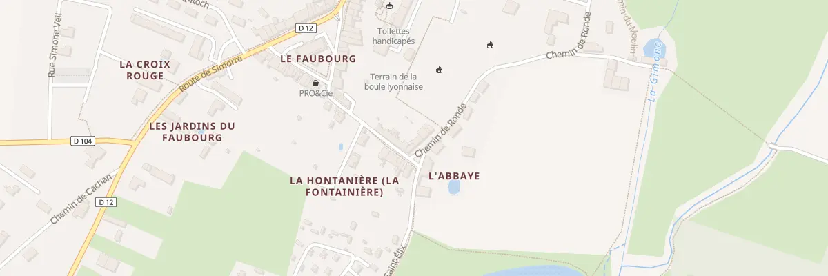 Plan du 8 Che de la Hontanière à Saramon