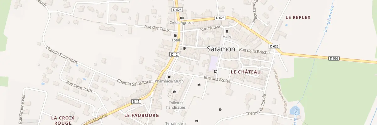Plan du 3 Imp du Carrelot à Saramon