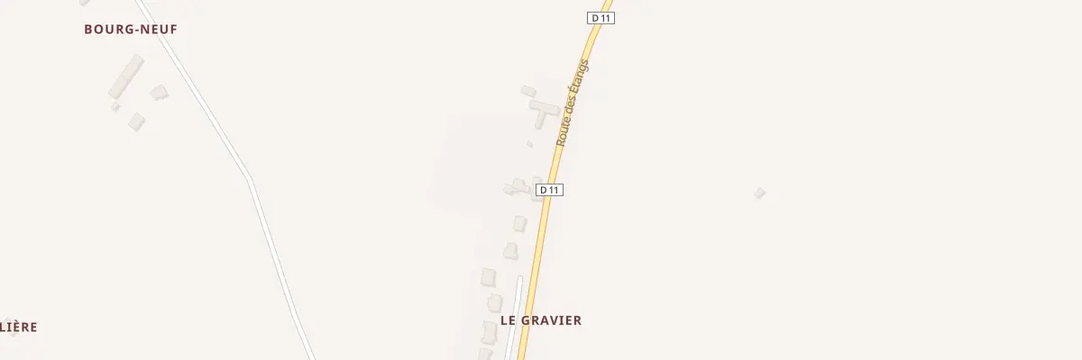 Plan du 86 Le Gravier à Verrières