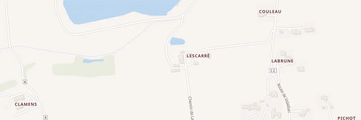Plan du 102 Lescarre à Saint-Nicolas-de-la-Balerme