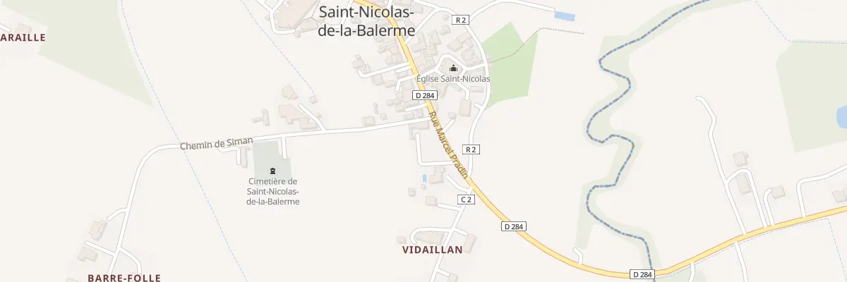 Plan du 61 Vidaillan à Saint-Nicolas-de-la-Balerme