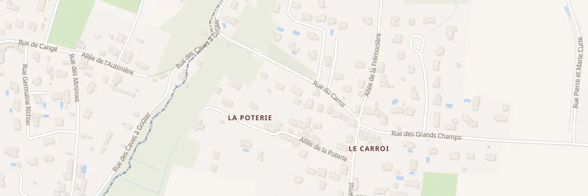 Plan du 10 Rue du Carroi à Larçay
